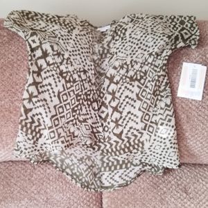 Nwt's Lularoe Tribal Print Bianca Kimono Size 1